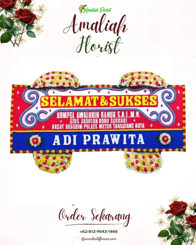 Karangan Bunga Ucapan Selamat di Campang Raya